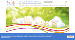 Desktop Screenshot of familie-in-bewegung.de