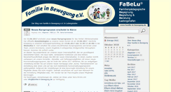 Desktop Screenshot of blog.familie-in-bewegung.de
